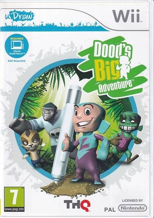 uDraw Doods Big Adventure - Nintendo Wii - (B Grade) (Used) (Eng)
